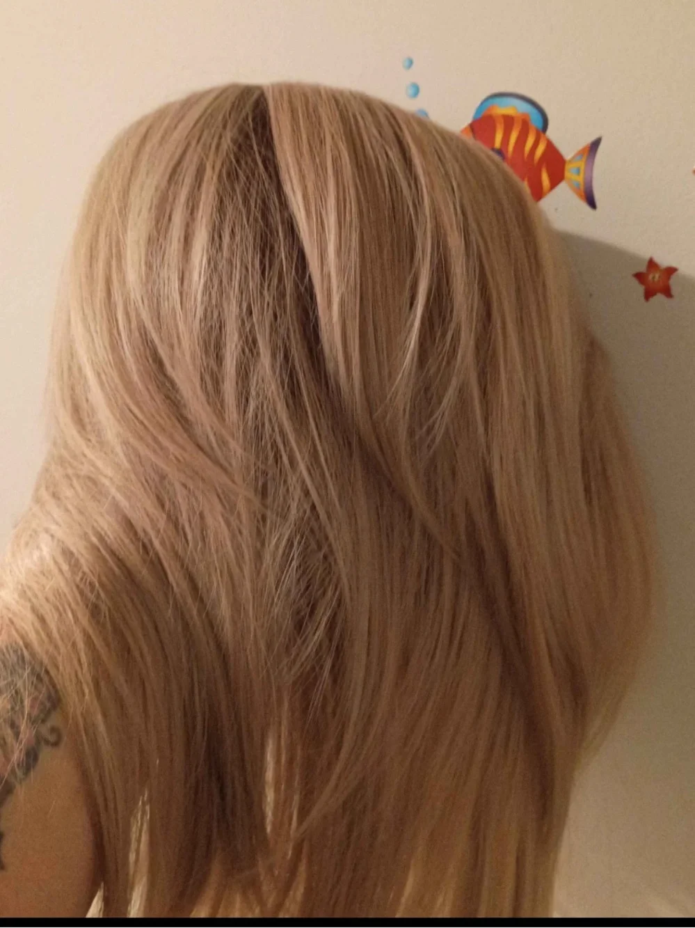 Blonde Straight Fringe Wig - Natural Light Blonde